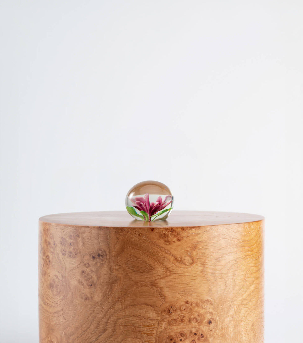 The Floral Glass Paperweight