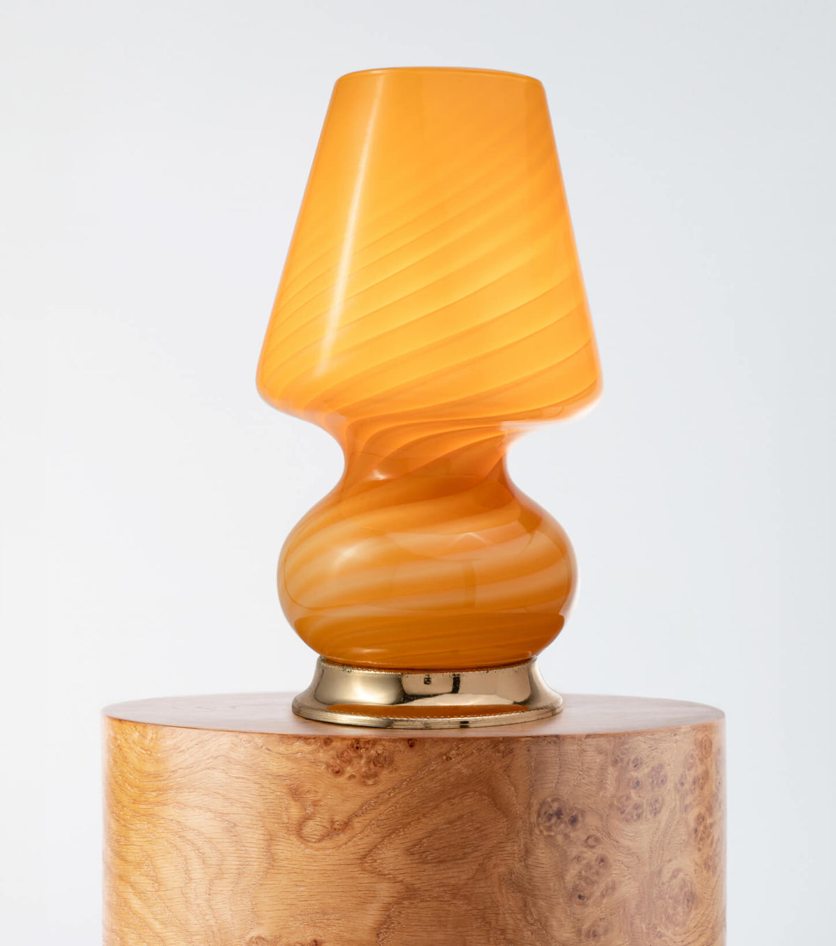 The 1970s Murano Swirl Lamp