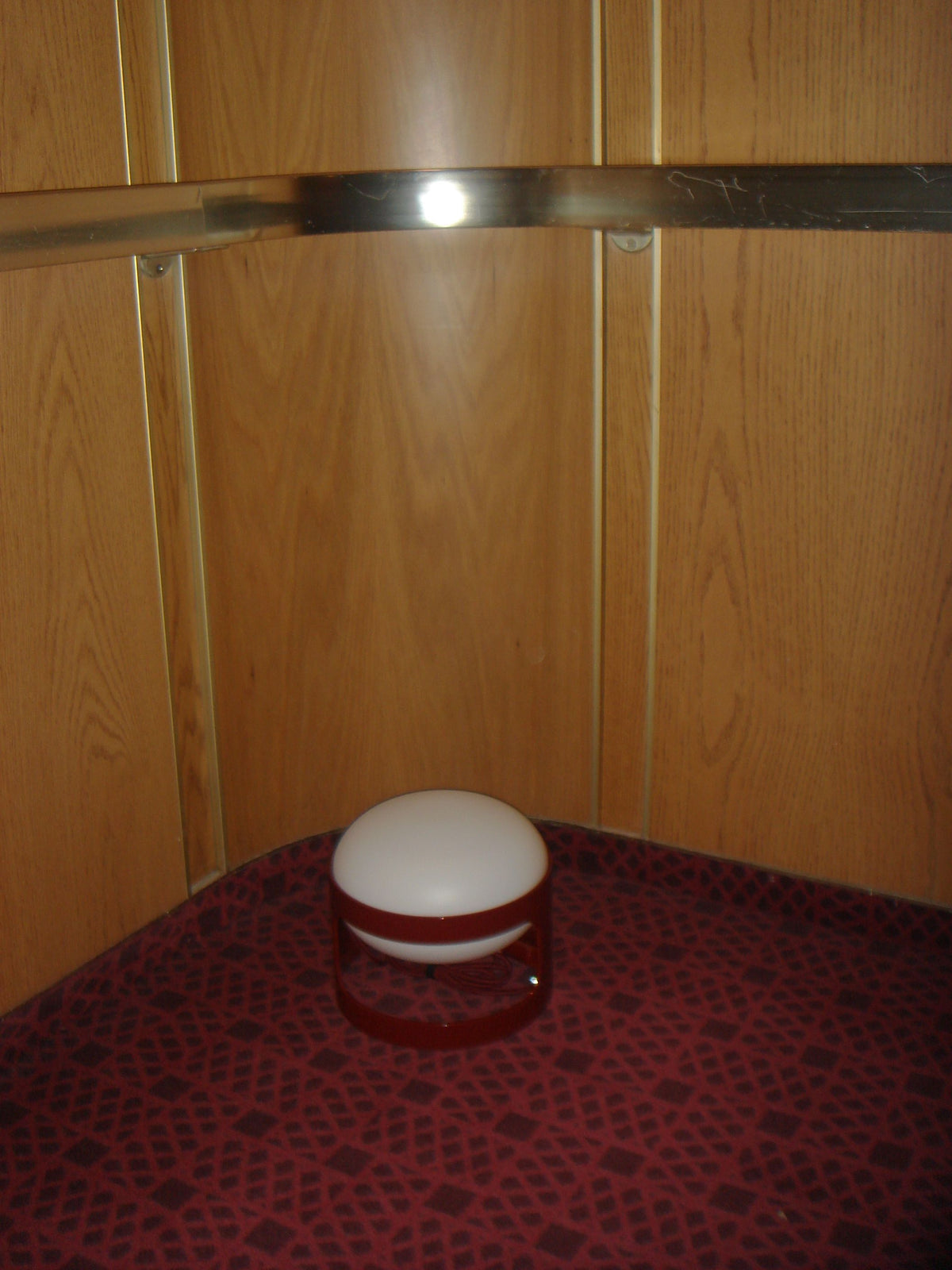 The Burgundy Joe Colombo Kartell Lamp