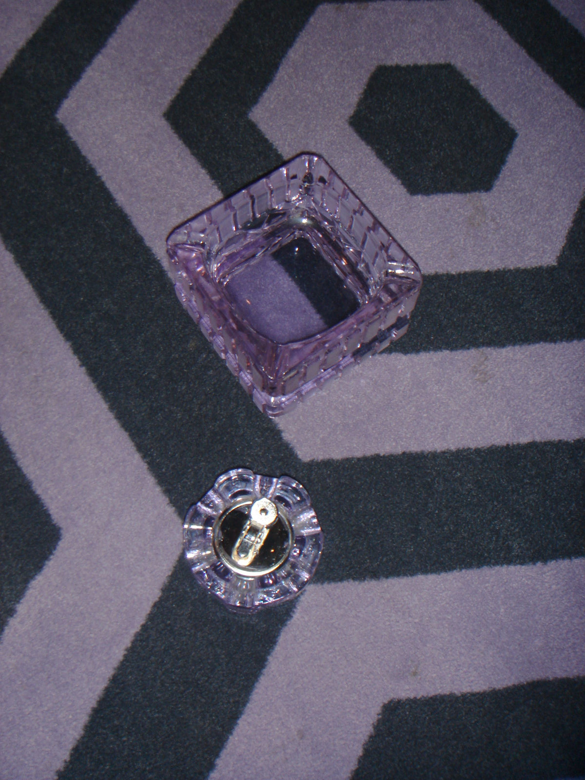 The Purple Haze Murano Smoking Set