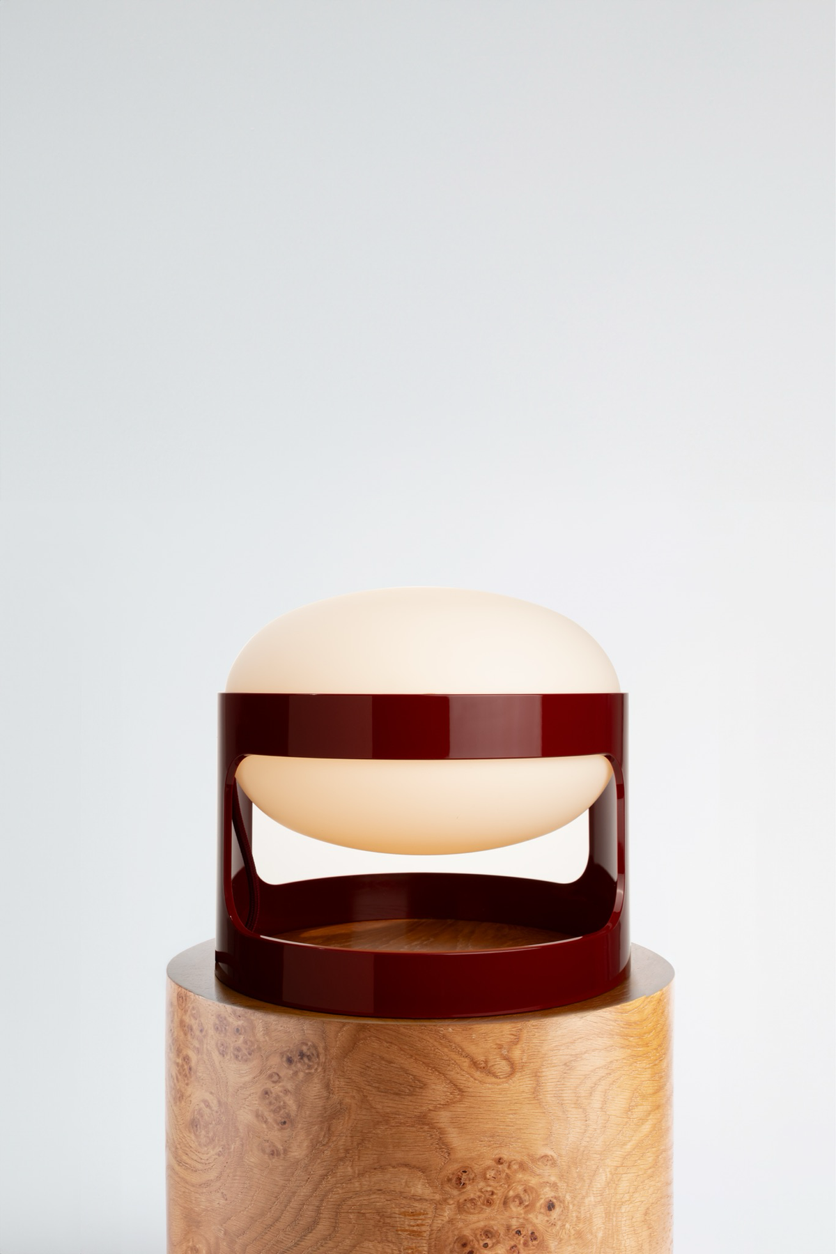 The Burgundy Joe Colombo Kartell Lamp