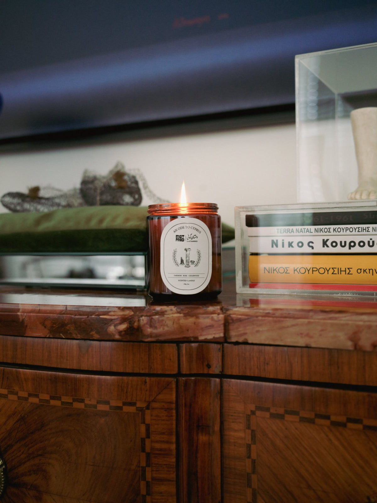 An Ode to Cyprus Candle by Dastaangoi