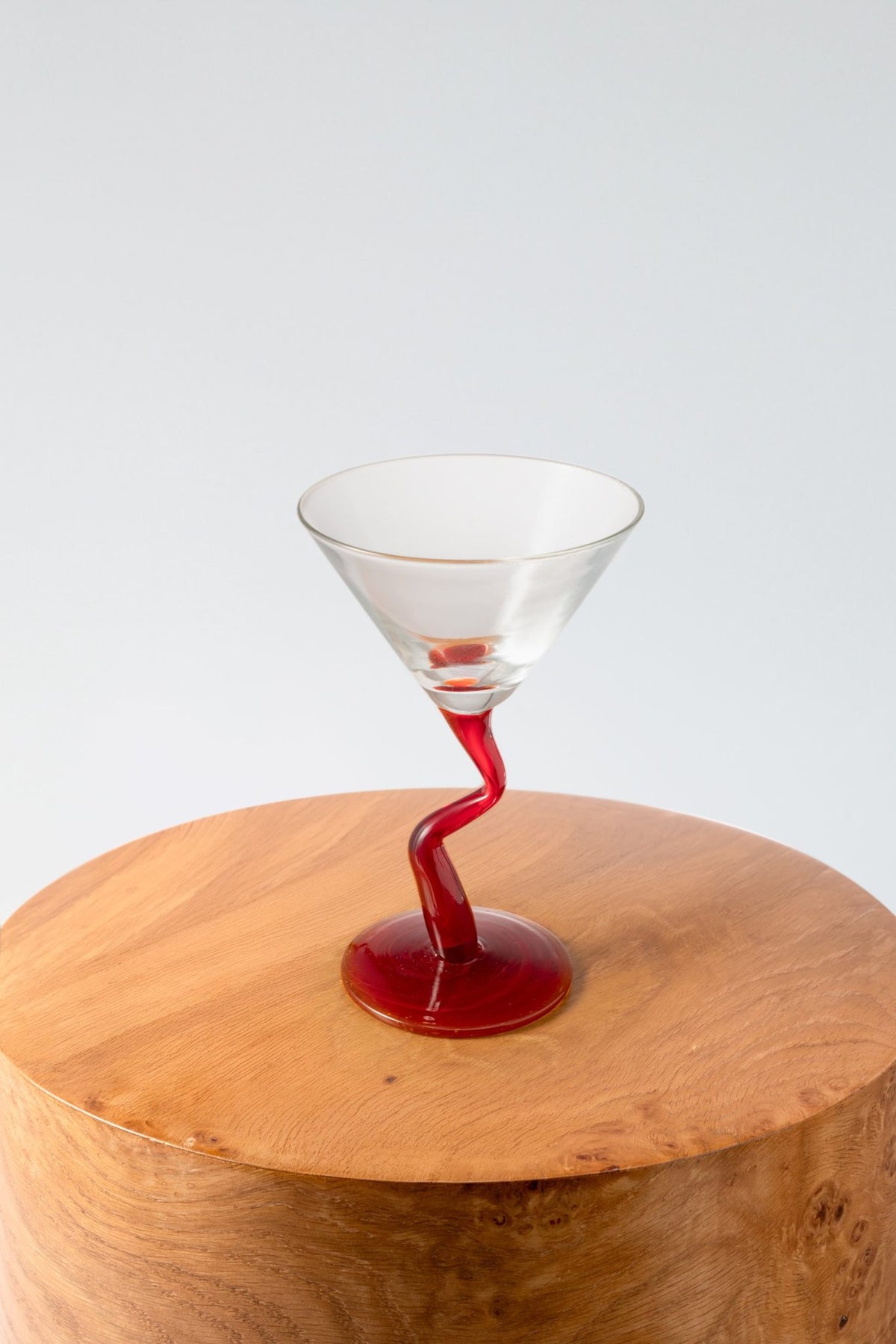 The Zig Zag Martini Glass
